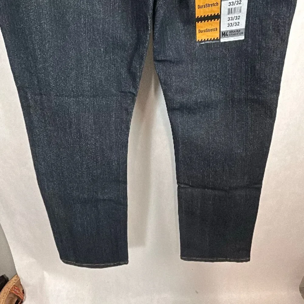 NEW Ariat M4 Rebar Denim Jeans Relaxed Straight Leg Mens Sz 33x32 Dura Stretch